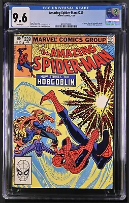 Buy Amazing Spider-Man #239 CGC 9.6 White Pages - 1st Battle With Hobgoblin • 93.25£