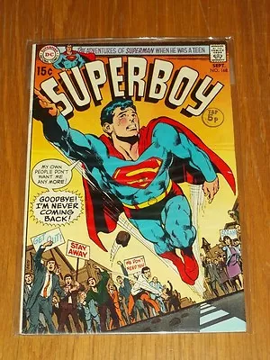 Buy Superboy #168 Vf (8.0) Dc Comics September 1970 • 17.99£