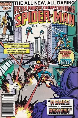 Buy PETER PARKER, THE SPECTACULAR SPIDER-MAN (1982) #118 - Back Issue • 4.99£