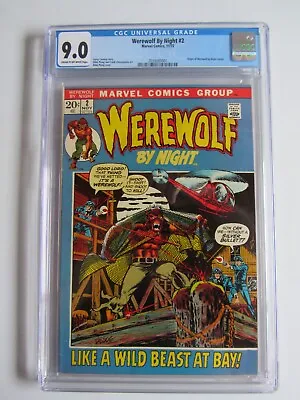 Buy Werewolf By Night 2 CGC 9.0 Origin Retold 1972 • 117.80£