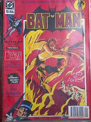 Buy DC Comics Bat Man No 15 Sept 1989 • 2.25£