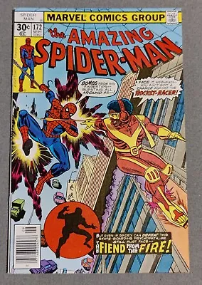 Buy Amazing Spider-Man # 172 Marvel 1977 1st Appearance Of The Rocket Racer • 35.87£