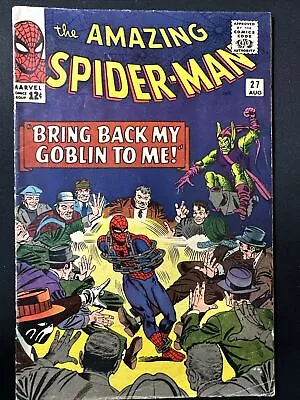 Buy The Amazing Spider-Man #27 Marvel Comics 1st Print Silver Age 1965 Very Good • 118.58£