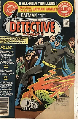 Buy DETECTIVE COMICS #486 (Nov 1979) FN Condition Comic - Killer Moth, • 7.91£