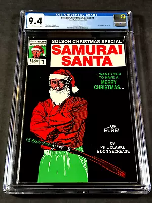 Buy Solson Christmas Special #1 1986 CGC 9.4 4386329008 1st Jim Lee Art • 278.02£