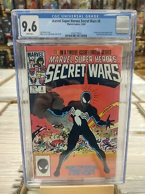 Buy Marvel Super-Heroes Secret Wars 8 CGC 9.6 Origin Of Spider-Man's Black Costume • 220.35£