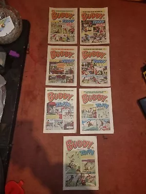 Buy 7 × BUDDY Comics #48 #50 #51 #53 #75 #92 #97 - UK PAPER COMIC ... VINTAGE • 15£