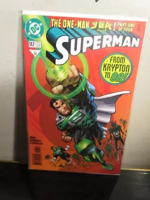 Buy Dc Comics Superman 147 (the One-man Pt 1) Aug.1999 BAGGED BOARDED • 6.29£