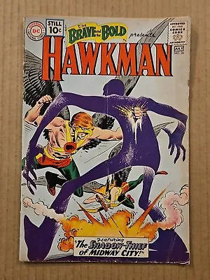 Buy Brave And The Bold #36 Hawkman 1st Appearance Shadow Thief DC 1961 VG- • 36.14£