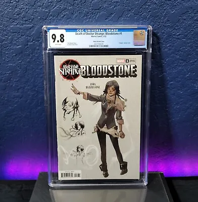 Buy Death Of Doctor Strange Bloodstone #1 CGC 9.8 1:10 Guara Variant 1st Print 2022 • 63.32£
