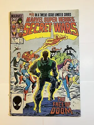 Buy Marvel Super Heroes Secret Wars #11 (1984) Dr Doom Takes Power **READER COPY** • 3.97£