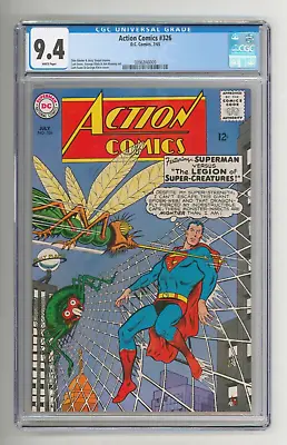 Buy Action Comics #326 CGC NM 9.4 Third Highest Graded Copy • 269£