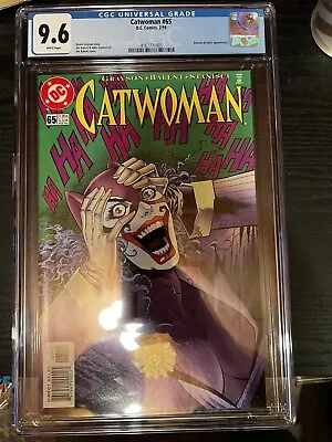 Buy Catwoman 65 1999 CGC 9.6 Joker Inspired Cover • 98.83£