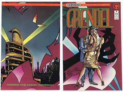 Buy Grendel #4 (VF/NM 9.0) Dave Stevens Wraparound Cover Inks GGA Wagner 1987 Comico • 16.04£