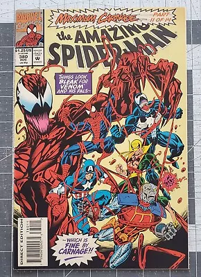 Buy Amazing Spider-Man #380 (Marvel, 1993) Maximum Carnage VF • 4.01£