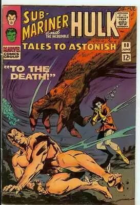 Buy Tales To Astonish #80 6.5 // Silver Age Sub-mariner + Hulk Story 1966 Id: 30081 • 22.70£