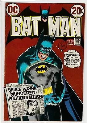 Buy Batman #245 • 1972 Vintage DC 20¢ •  The Bruce Wayne Murder Case!  • 0.99£