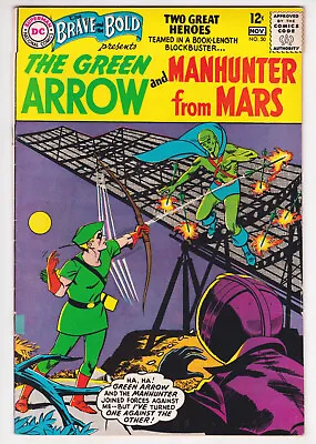 Buy Brave And The Bold #50 Fine Minus 5.5 Green Arrow Martian Manhunter 1963 • 46.36£