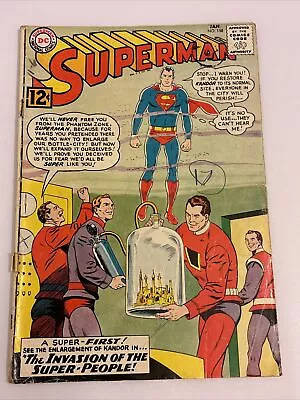 Buy Superman #158 (DC Comics 1963) Silver Age Comic • 35£
