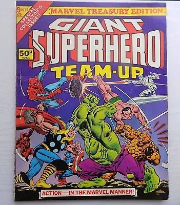 Buy Marvel Giant Superhero Team-Up - Treasury Edition #9 - 1976 • 25£