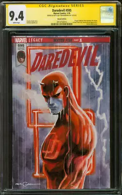 Buy Daredevil 595 CGC SS 9.4 Tom Morgan 1/18 Original Art Sketch Variant • 260.89£