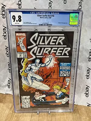 Buy Silver Surfer #V3 #16 CGC 9.8 New Slab Marvel Comics Fantastic Four Appearance • 103.89£