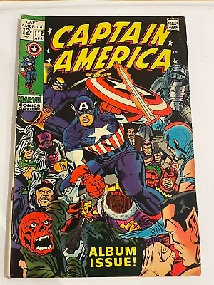 Buy Captain America #112 Mar 31, 1969 COMIC • 10£