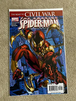 Buy Marvel AMAZING SPIDER-MAN #529 1st Printing 1st IRON SPIDER Direct Edition • 63.32£
