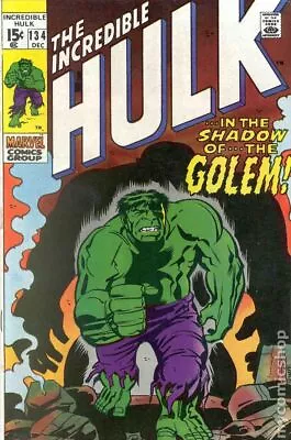 Buy Incredible Hulk #134 GD/VG 3.0 1970 Stock Image • 10.67£