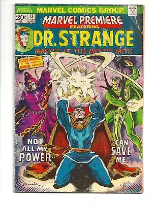Buy Marvel Premiere #13 (1974) Dr Strange GD- • 3.22£