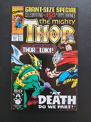 Buy Marvel Comics The Mighty Thor #432 May 1991 1st App Thor Eric Masterson • 3.94£