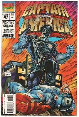 Buy Captain America #428 ~ MARVEL 1994 ~ 1st Appearance Americop NM • 7.91£