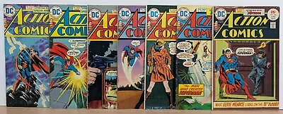 Buy ACTION COMICS 440, 441, 442, 445, 446, 447 448 Lot 1974 Bronze Age DC - Superman • 25.42£