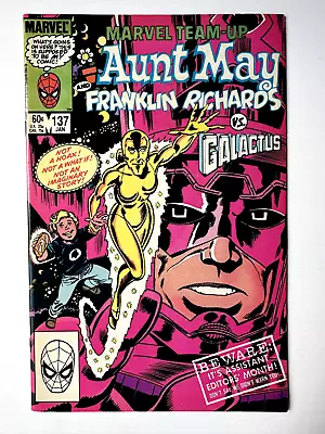Buy Marvel Team-Up #137 Aunt May As Golden Oldie App. 1984 FN-VF • 9.45£