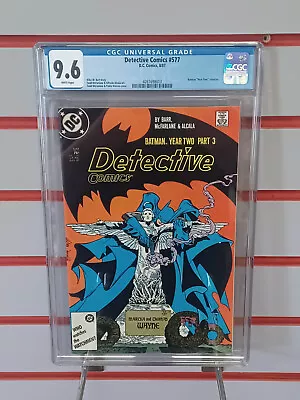 Buy DETECTIVE COMICS #577 (DC Comics, 1987) CGC 9.6 ~ YEAR TWO  ~ McFarlane ~ WP • 47.97£