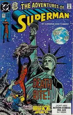 Buy Adventures Of Superman #465 VF; DC | Statue Of Liberty Cover - We Combine Shippi • 5.59£