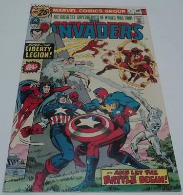 Buy INVADERS #6 (Marvel Comics 1976) THE LIBERTY LEGION (FN/VF) Jack Kirby Cover • 6.80£