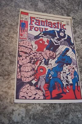 Buy 1974 Marvel Fantastic Four # 82 Foom Poster Jack Kirby Joe Sinnot • 23.67£