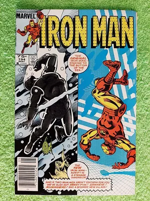 Buy IRON MAN #194 VF Newsstand Canadian Price Variant RD5580 • 3.83£