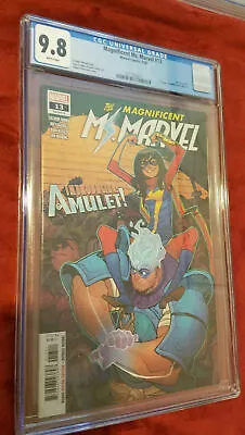 Buy MAGNIFICENT MS. MARVEL 13 CGC 9.8 1st Appearance Amulet Fadi Fadlalah  • 103.93£