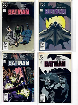 Buy Batman #404 405 406 407 Year One NM Frank Miller 1987! • 55.96£
