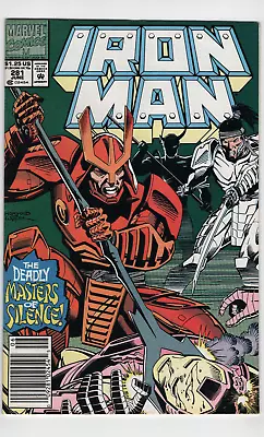 Buy Iron Man #281 Newstand Variant 1st Appearance War Machine Marvel Comics 1992 282 • 24.12£