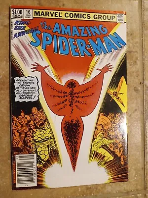 Buy Amazing Spiderman Annual 16 VFN/NM 1st Captain Marvel Combined Shipping • 23.83£