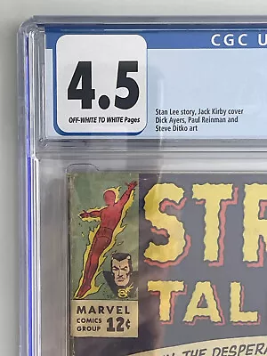 Buy 1964 Marvel - New CGC-Graded 4.5 - Strange Tales 126 Stan Lee Story - Jack Kirby • 175.73£