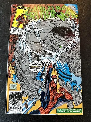 Buy Amazing SPIDERMAN #328 (1990) VF+  **Legend Todd McFarlane** HULK - U CGC IT! • 12.78£