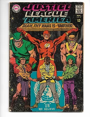 Buy DC Comics JUSTICE LEAGUE OF AMERICA #57 1967 Vintage Free Shipping 1 Owner 55yrs • 17.46£