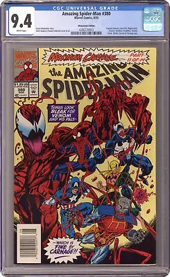 Buy Amazing Spider-Man #380N CGC 9.4 Newsstand 1993 4386729003 • 60.88£
