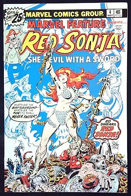 Buy MARVEL FEATURE Presents... RED SONJA (1975) #4 - Back Issue • 14.99£