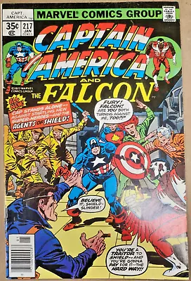 Buy Captain America #217 (1978) Very Good+/Fine (5.0) Intro Marvel Boy • 32.70£