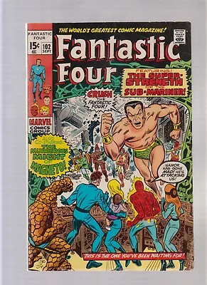 Buy Fantastic Four #102 - Jack Kirby Art! (4.0) 1970 • 7.24£